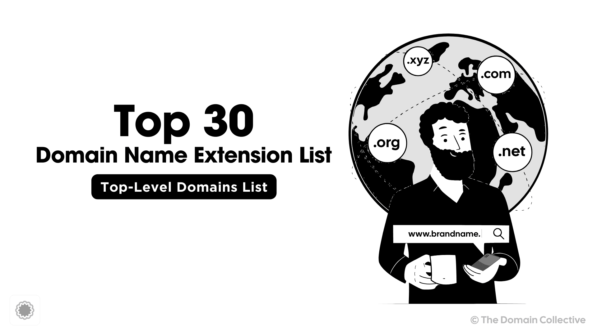 Top 30 Domain Name Extension List 2024 (TLDs, gTLDS, ccTLDS)